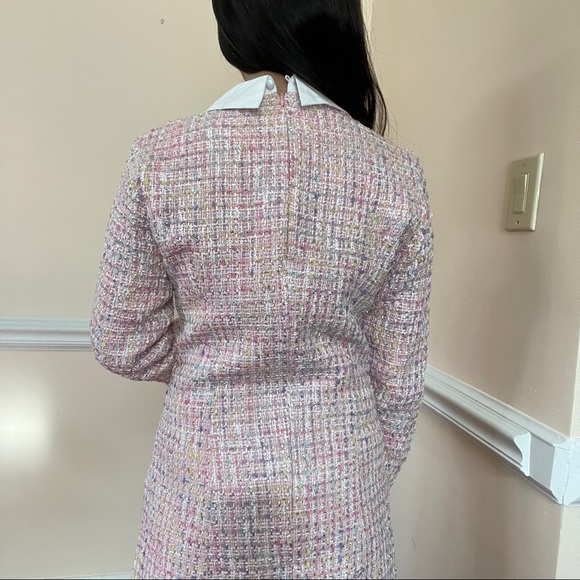 Pink Tweed Dress - Picture 4 of 4